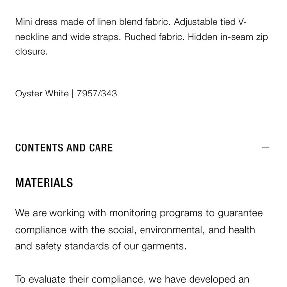 Zara Draped Linen Blend Dress. NWT. Size Medium. - Picture 13 of 14